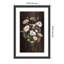 «Gentle Blooms on Dark Canvas No. 2» par Alex Black, impression sur bois encadrée-675646363-675646362