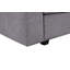 Canapé modulaire en chenille l 137 po Samira avec méridienne orientée à droite, rangement sous le siège et coussins