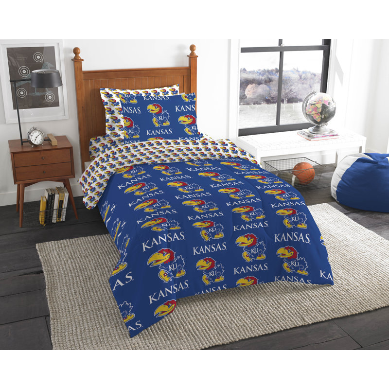 Polyester Comforter, NCAA University of Kansas