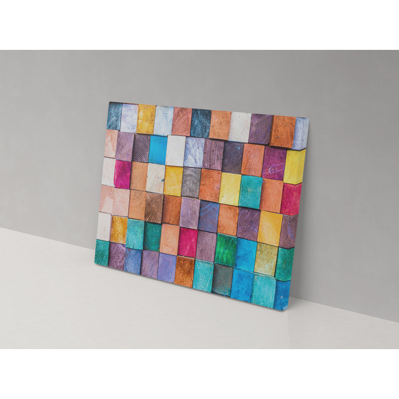 Elmer - Wrapped Canvas Painting, 52cm H x 82cm W x 4cm D