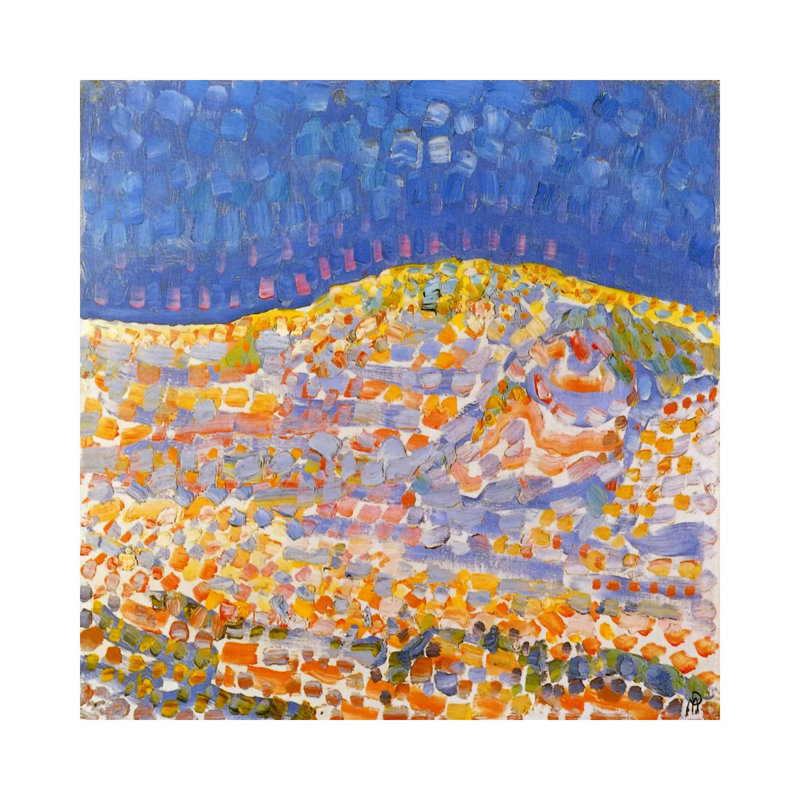 Dune Ll by Piet Mondrian - Wrapped Canvas Painting, 30.48 cm H x 30.48 cm W