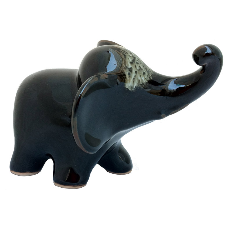 Figurine éléphant en céramique Kashmira