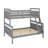 Fashionable Twin Over Full Bunk Bed With Safe Ladder And Protective Guardrail-1342346617
