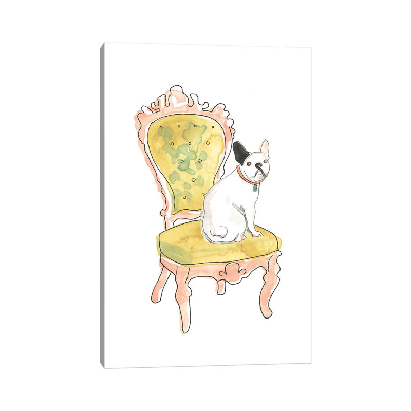 Petite Chien IV by June Erica Vess - Wrapped Canvas Gallery-Wrapped Canvas Giclée, 101.6cm H x 66.04cm W