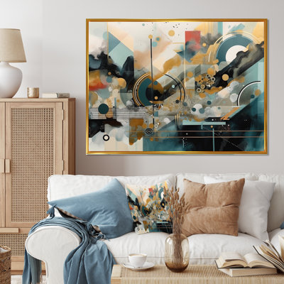 Vert et jaune, expressions artistiques modernes III - impressions sur toile abstraites