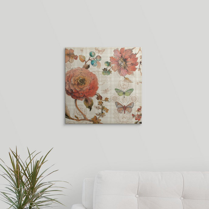 «Musso French Country IV» par Lisa Audit, impression, H 35 po x l 35 po x P 1,5 po, Toile
