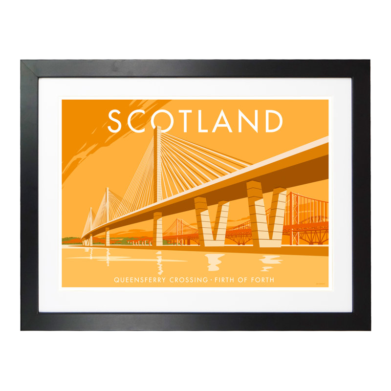 Scotland 2 by Stephen Millership - Print, 33.5 cm H x 43.5 cm W x 2.2 cm D, Black