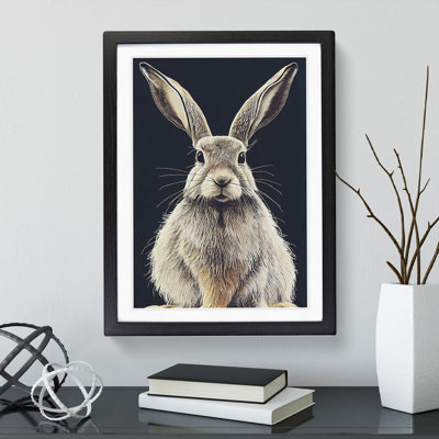 Majestic Hare - Framed Print