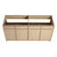 60" Freestanding Bathroom Vanity & 4 Soft-Close Cabinet Doors (KD-Packing)-Excluding Sink