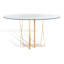 Scotty Round Glass Dining Table