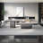 Simple square rock panel coffee table combination-107199071-107199075