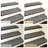 Rease Diamond Pattern Bullnosed Stair Treads (14pc) With Landing Mat (1pc) Set-1984895250