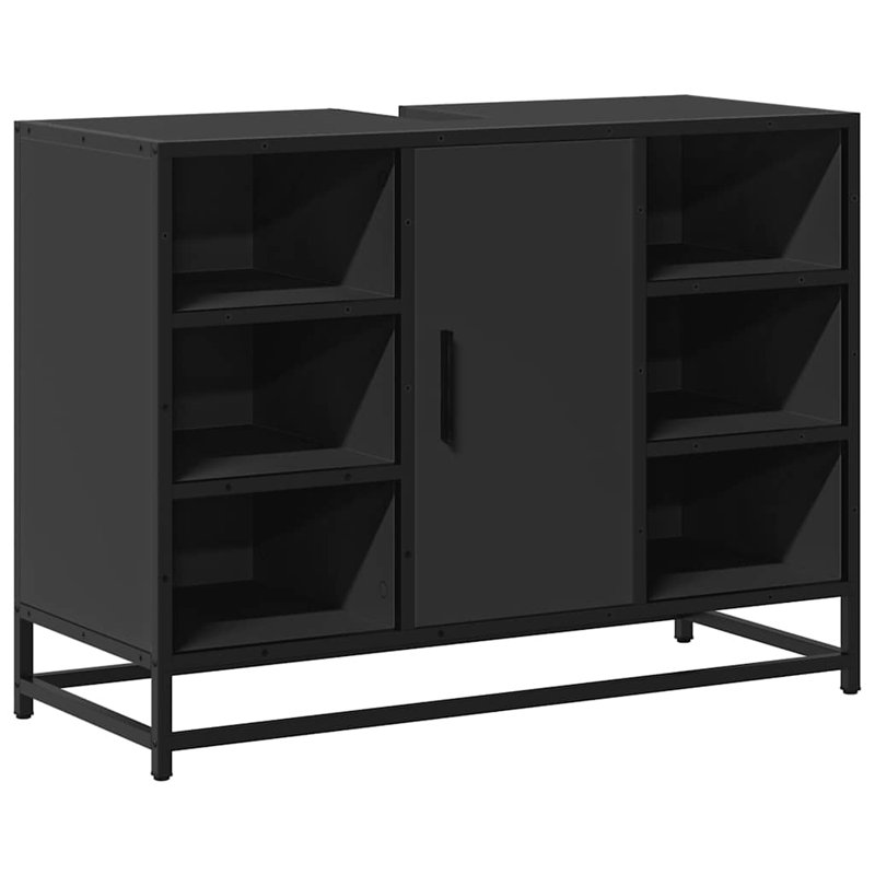 Analiesa Bathroom Cabinet, Black