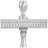 Aluminum Metal 3 Level Silver Tiered Server