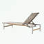 Chaise longue d'extérieur Aluminun
