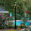 Lampadaire solaire Imperial avec ampoule 3 po