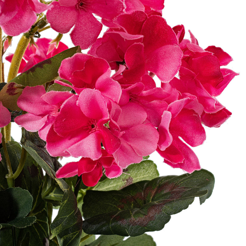 Buisson géranium artificiel Benita 20 po, Rose