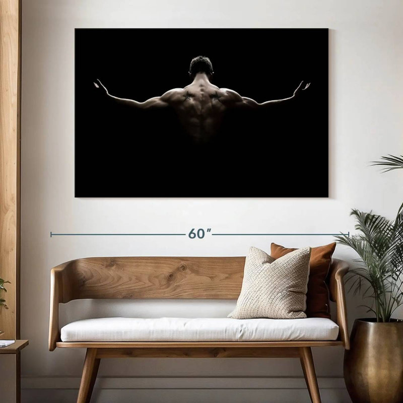 Senne Muscular Back, 34" H x 51" W