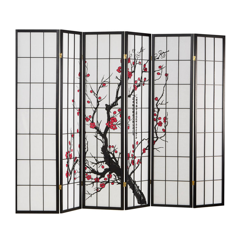 Holbeach 263Cm W 6 - Panel Folding Room Divider
