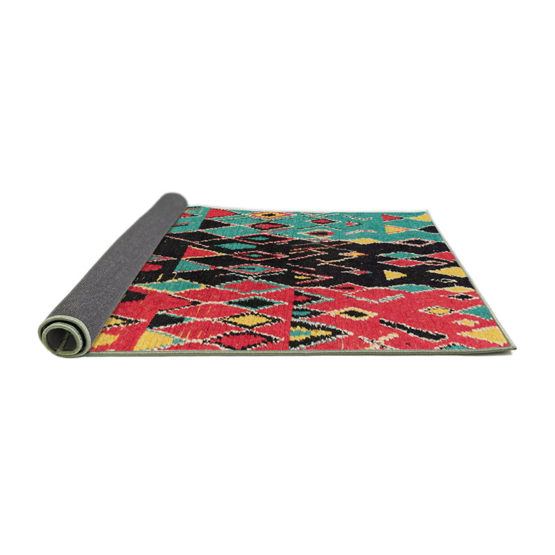 Abstract Indoor Rug, Round 4'