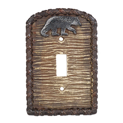 Bear 1-Gang Toggle Light Switch Wall Plate