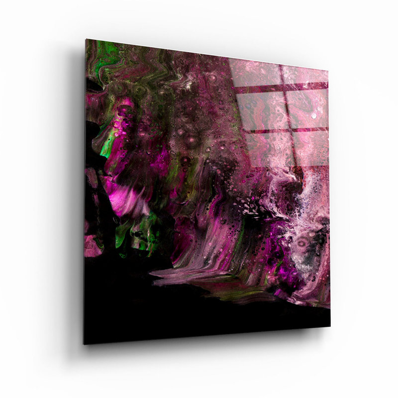 Superbe peinture décorative en verre trempé 23,6 po x 23,6 po | 100% verre trempé, épaisseur: 0,16 pouce | Impression UV pour des couleurs éclatantes | Art mural parfait pour la décoration de la maison ou du bureau, design moderne et élégant