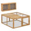 Cage à poulailler pliable en bois Leithow-873793490