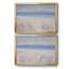 «Beach Textures I», ensemble de 2 reproductions de cadres photo-420454715-420454853