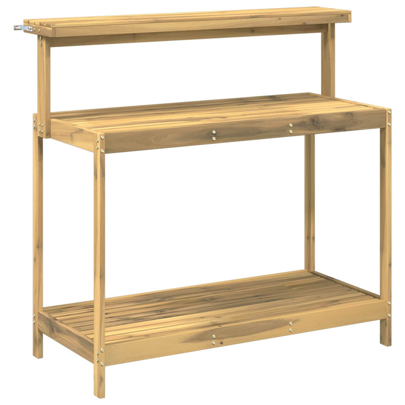 Solid Wood Potting Bench, 111.5cm W, Natural