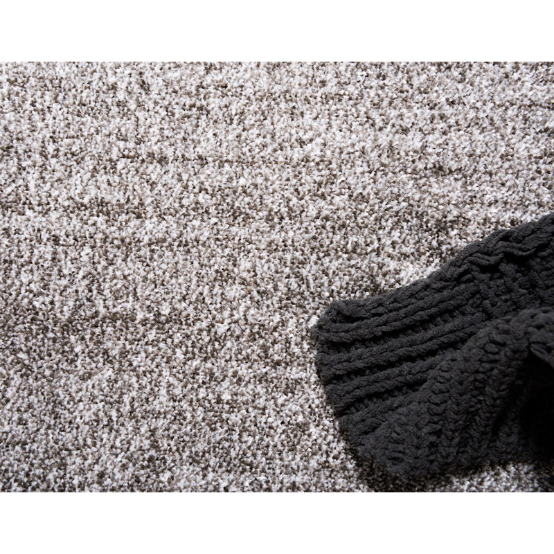 Tapis gris à motif géométrique Desdemona, Rectangle 2 pi 2 po x 3 pi
