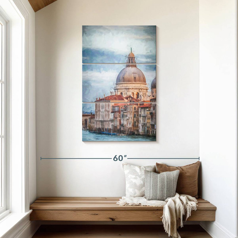 Masam Grand Canal Maria Della Salute, H 45 po x l 28 po