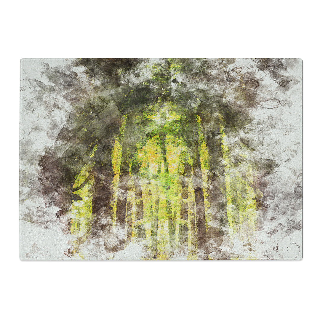 Tempered Glass Forest Arch Chopping Board