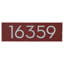 Plaque d’adresse murale sur 1 ligne flottante-41303794-41299752-41299946
