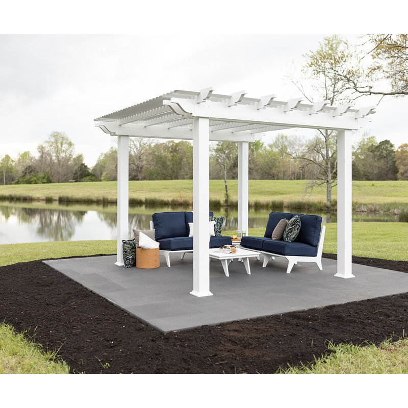 Bradford Pergola, Slate Gray