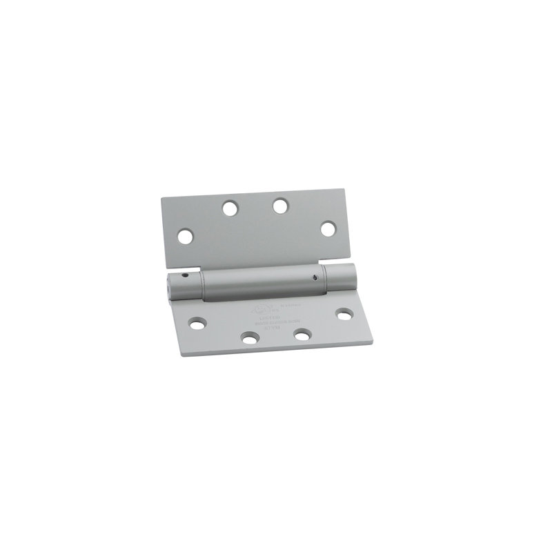 Charnière carrée à ressorts à mortaise pleine 4,5 po x 4,5 po avec goupille non amovible - ensemble de 3, Apprêt américain