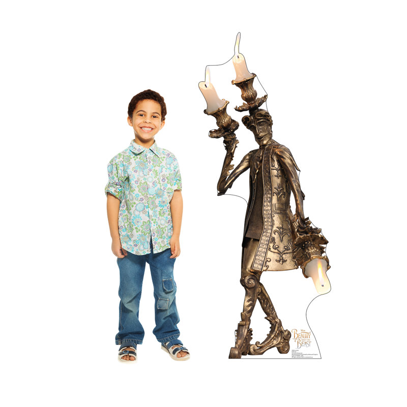 Life-Size Lumiere Cardboard Standup from Beauty and the Beast