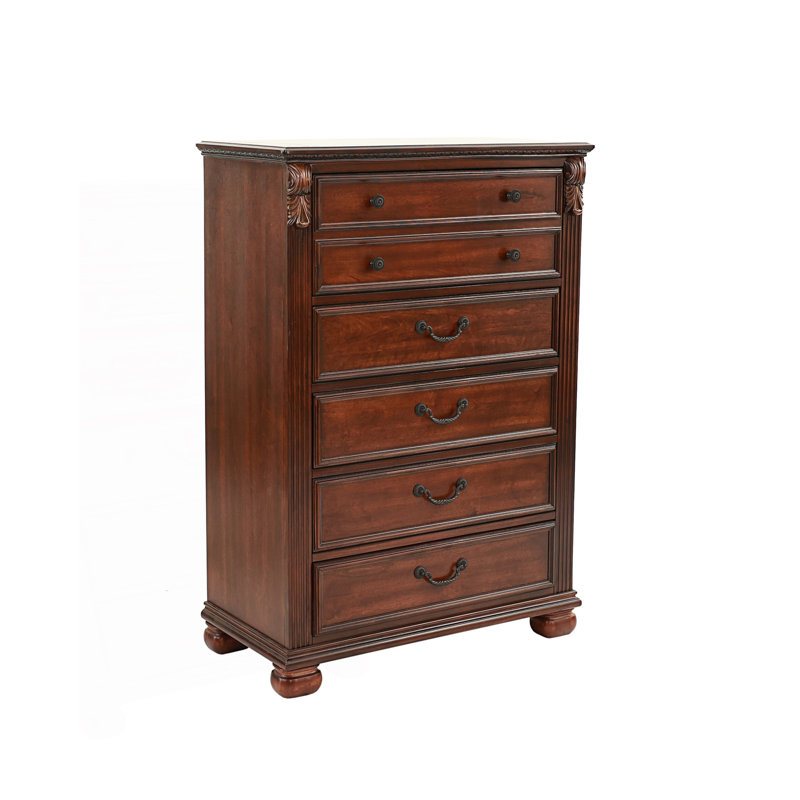 Commode 1 pièce, style traditionnel, Cerisier
