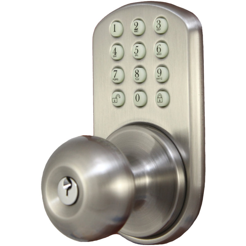 Bouton de porte sans clé, Laiton poli