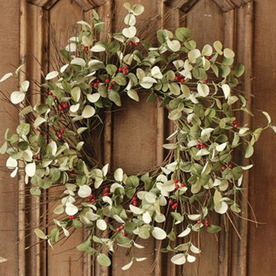 Faux Berry Twig 24'' Wreath
