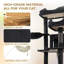 Tour pour chat à plusieurs niveaux avec hamacs, panier suspendu, grotte pour chat, coussin amovible et poteaux à griffes-560335864