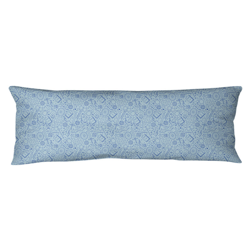 Coussin lombaire rpg, Bourre en polyester, Bleu