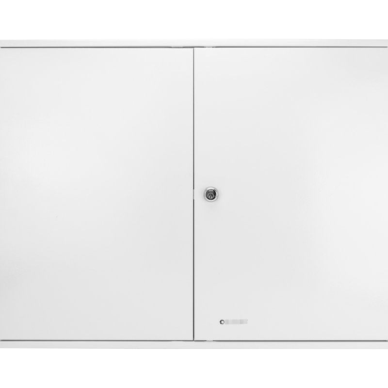 Armoire 480 avec serrure et étiquettes - Idéal pour le bureau à domicile Feuille de journal 480 clés Gestion efficace des clés