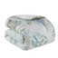 Ensemble d'édredon surdimensionné en coton 6 pièces avec coussin bleu grand