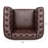 Classic Chesterfield PU Leather Sofa with Tufted Back, Rolled Arms & Nailhead Trim-812597095-812597094