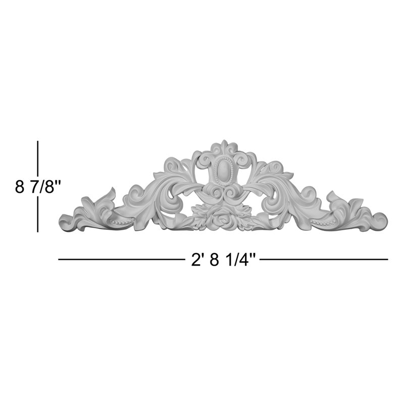 Legacy White Primed Polyurethane Architectural Center Onlay