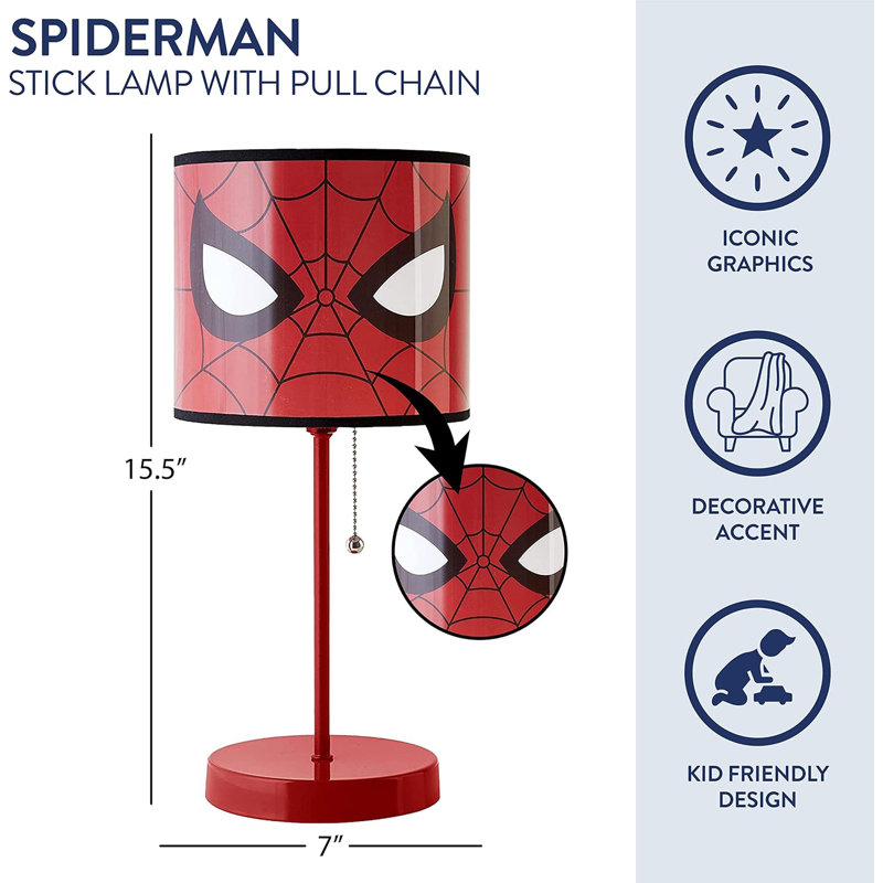 Lampe pour enfant Idea Nuova Spiderman