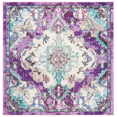 Tapis oriental en polypropylène tissé à la machine Brynlee