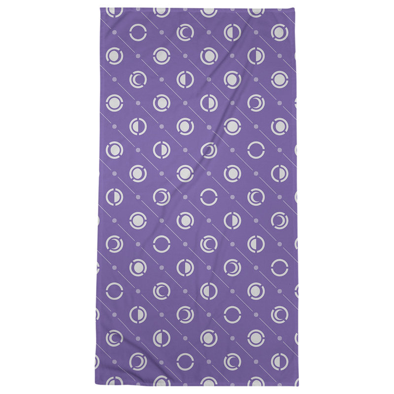 Serviette de plage Classic Moon Phases, Mauve