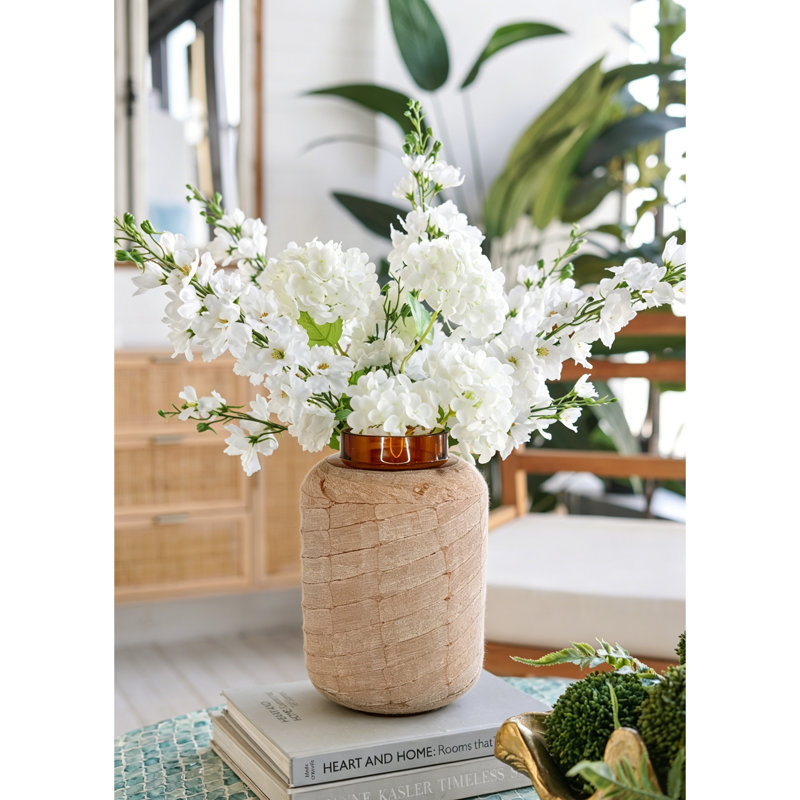 Vase en verre décoratif