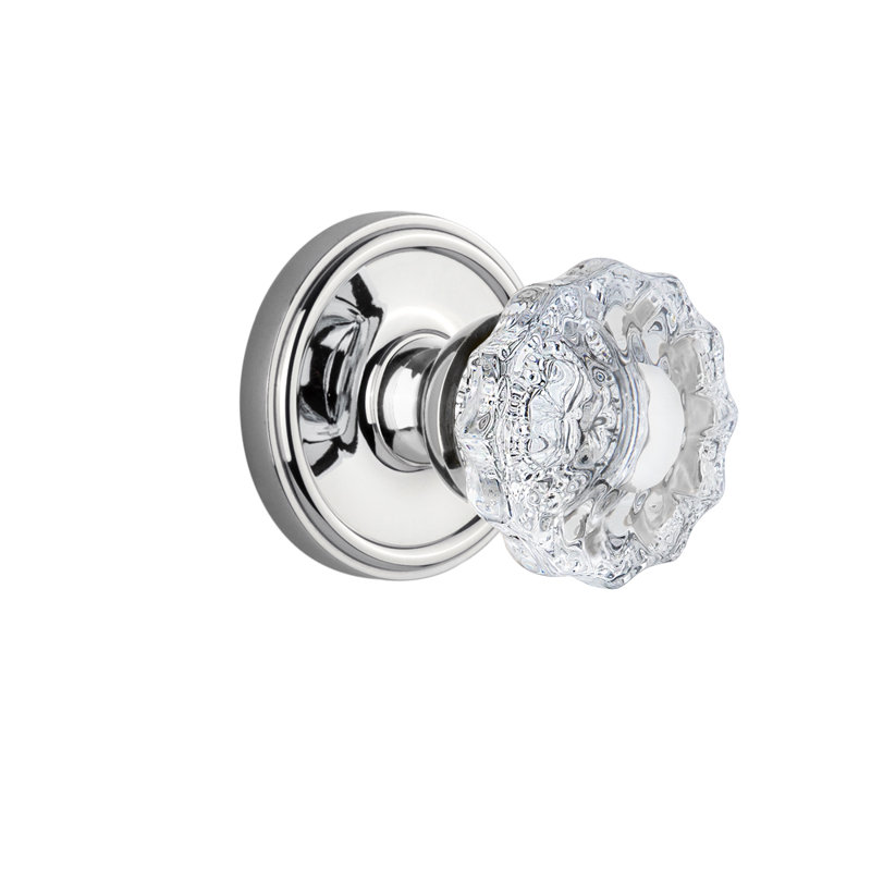 Pommeau de porte Grandage Georgetown, Chrome brillant, 2-3/4"